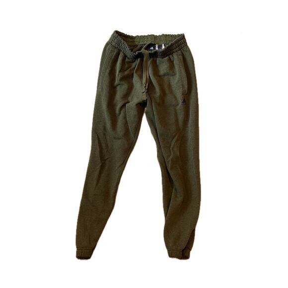 Adidas Drab Green Sweat Pants Joggers Mens L - Picture 1 of 4